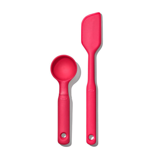 OXO Good Grips Medium Silicone Cookie Scoop & Small Spatula Set?