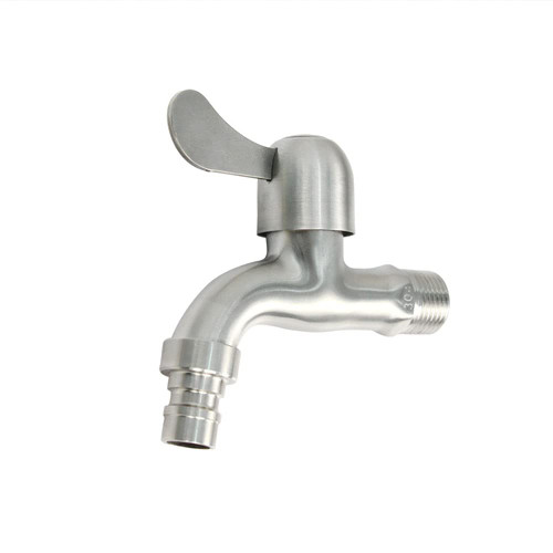 tiantianxiangshang Stainless Steel Laundry Bathroom Washing Machine Faucet Mop Pond Bibcock Wall Mounted Single Cold Water Tap