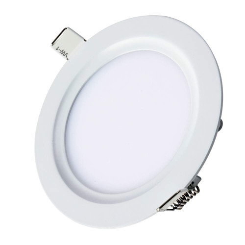 AIKUZ Ultra-Thin LED Downlight Spotlights Recessed Light Dimmable 110.00 Volt Round Recessed Ceiling Light LED Panel Light 220 Volts for Home, Commercial Lighting Ultra Slim (Color : White Light_12