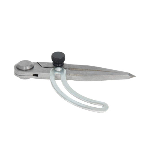 Bettomshin Wing Divider Compass CC11 Adjustable Lockable Carbon Steel Marking Tool for Leather Working 1Pcs