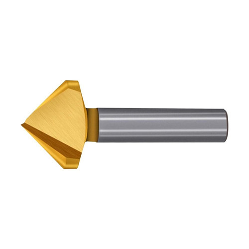 Countersink Drill 1pcs 90 Degree End Mill Tool Round Shank Countersink Drill Bit Chamfering Tool Chamfering Knife Peaming Deburring (Color : 12.4mm)