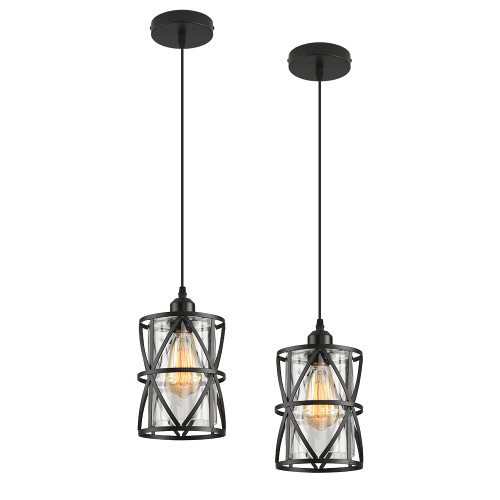 CAFULAM Farmhouse Pendant Lighting,Industrial Pendant Light, Metal Hanging Ceiling Lights Fixture with Clear Glass Shade, Hanging Light Fixture for Dining Room Bedroom Foyer Hallway Kitchen Island CAFULAM Farmhouse Pendant Lighting,Industrial Pendant Light, Metal Hanging Ceiling Lights Fixture with Clear Glass Shade, Hanging Light Fixture for Dining Room Bedroom Foyer Hallway Kitchen Island