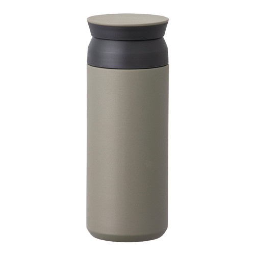 Kinto 20944 Plastic Travel Tumbler, 16.9 fl oz (500 ml), Khaki