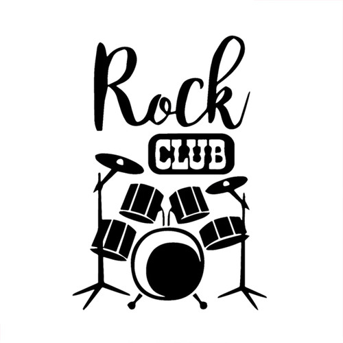 RTYUIHN Drum Silhouette Mural Rock Club Decoration Stylish Decorative Instrument Drum Set kit Wall Sticker Wallpaper RTYUIHN Drum Silhouette Mural Rock Club Decoration Stylish Decorative Instrument Drum Set kit Wall Sticker Wallpaper