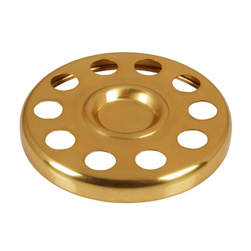 Sudbury Brass Tone Bread Plate Insert Communion Tray, 6 1/2 Inch