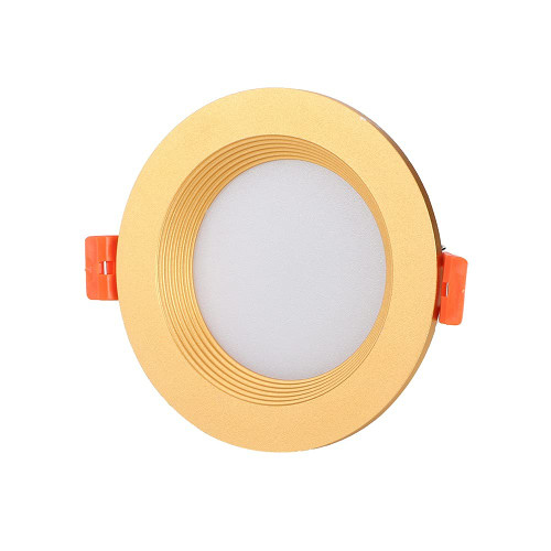 MYKAGS 4.3 Inch Ultra-Thin Round Recessed LED Ceiling Lights, Smart WiFi Anti-Glare RGB Downlight Dimmable and Color Adjustment, 7W Baffle Trim, Indoor Background Wall Ceiling Light Fixtures Fashion