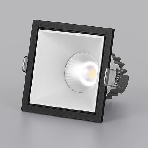 SDUYTDG Square Spotlight Embedded LED Ceiling Light 5W 7W 12W Downlight Modern Flush Mount Ceiling Lamp 3000k Disk Light Anti-Glare Spot Lights Indoor