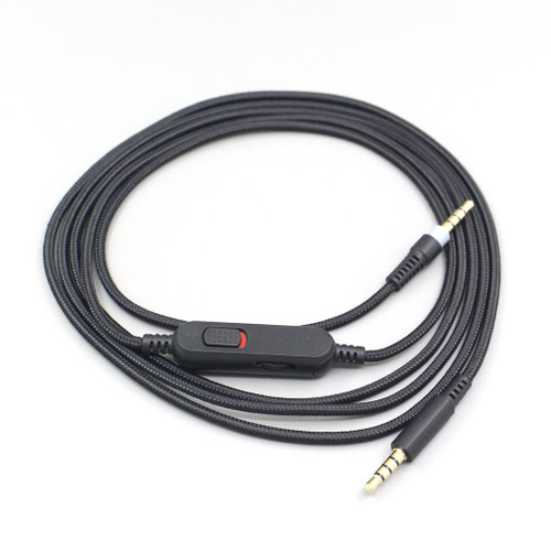 Toeasor Replacement Cloud Alpha Cable Audio Aux Cable Cord Wire Compatible with HyperX Cloud Mix Cloud Alpha Gaming Headset with Inline Mute & Volume Control