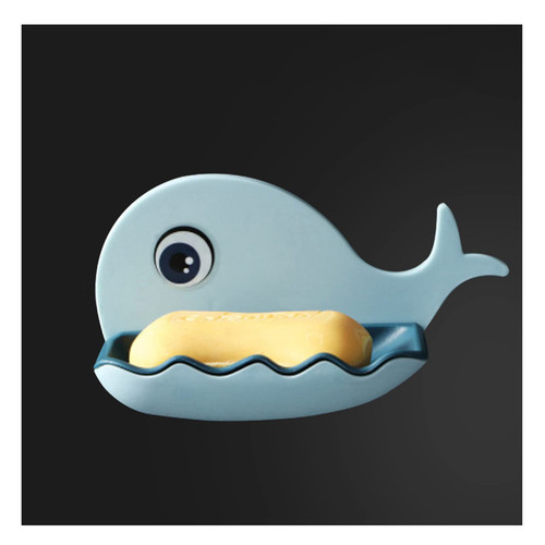 NOGRAX Soap Dish Wall-Mounted Double-Layer Soap Box Perforated Soap Box Shelf Drain Shelf Household Drain Soap Holder Box