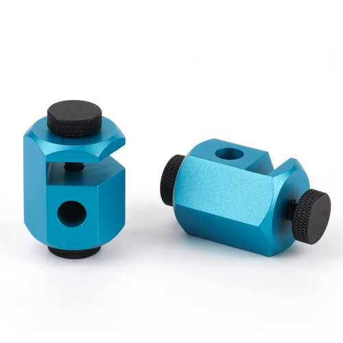 Stair Gauges for Framing Square, Layout Stringer Jigs Rafter Block, with Knurled Thumbscrew