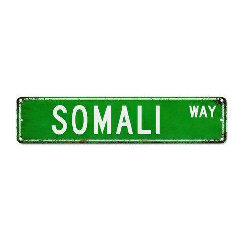 Somali Vintage Metal Wall Decor Metal Street Sign Gift For Somali Lover Home Wall Decorative Signs Pet Cat Breed Name Men Cave Art Decorations Metal Sign Home Quality Sign For Outdoor Store Bar Garage