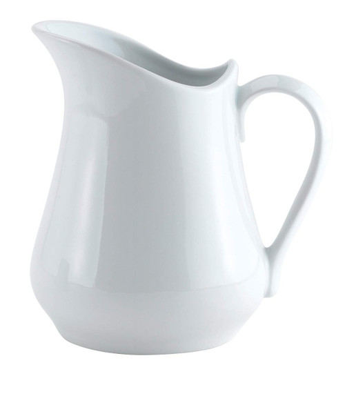 HIC Creamer Pitcher with Handle, Fine White Porcelain, 32-Ounces HIC Creamer Pitcher with Handle, Fine White Porcelain, 32-Ounces