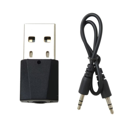 Universal Bluetooth Receiver 5.0 Audio Receiver Wireless Bluetooth 3.5mm AUX to USB Car Stereo Music Adapter