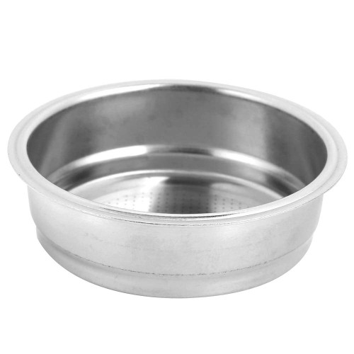 Stainless Steel Coffee Filter, 51mm Non Pressurized Filter Basket Strainer Single Layer Reusable Coffee Machine Filter Coffee Machine Accessories