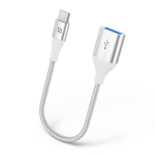 Teleadapt Type C to USB Adapter, 10Gbps USB C to USB A Adapter for Galaxy S20/S10/S9, USB C to USB OTG Cable, USB C Male to USB 3.1 Female OTG Adapter Compatible for New MacBook Pro, iPad Air 2020