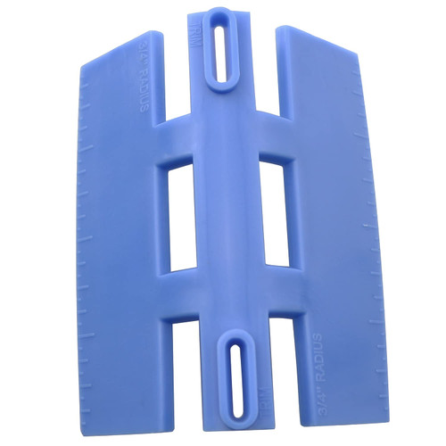 LQ Industrial Bullnose Corner Marking Tool Paint Bull Nose Corners Trim Gauge 78x101mm for Baseboard Chair Rail and Crown Molding Woodworking Tool