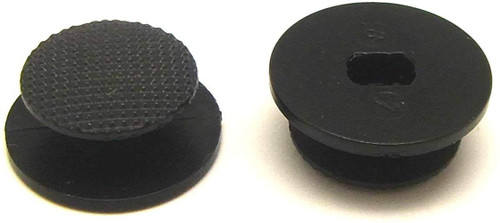 New 2 PCS Analog Joystick Stick Button Controller Cap Thumbstick Cover for PSP 2000 3000 2004 3004 Slim & Lite (Black).