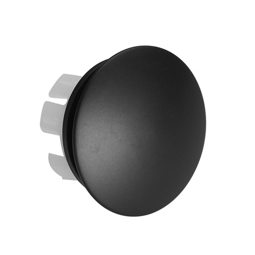 Homevacious Sink Basin Trim Overflow Cover Matte Black Brass Insert in Hole Round Caps