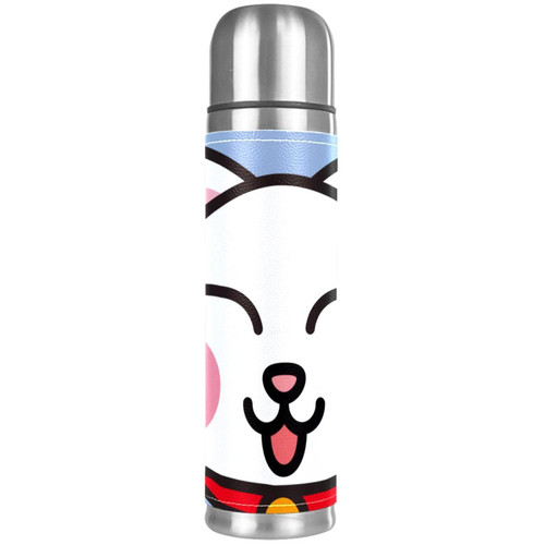Insulated Water Bottle Stainless Steel Water Bottles Metal Water Bottle, cat animal cartoon