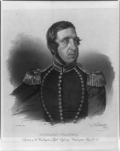 HistoricalFindings Photo: Richard France. Captain of The Washington Light Infantry Washington City D.C.