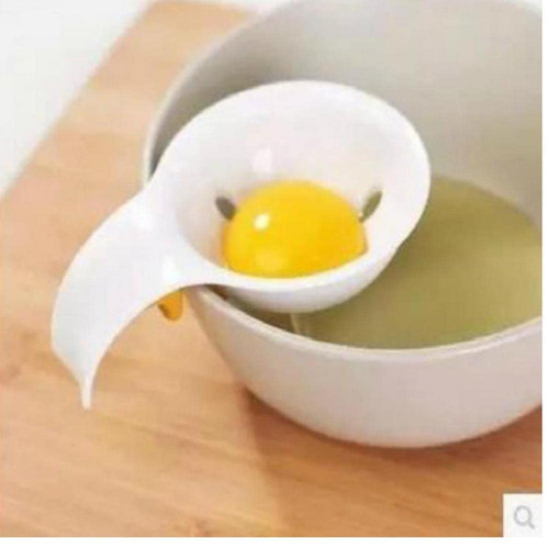 Ruluti Egg Yolk White Separator Egg Sieve Divider Plastic Egg Filter Holder Kitchen Tools