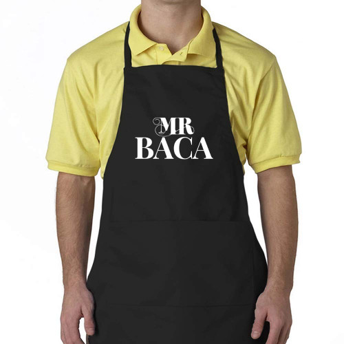 Eddany Mr Baca elegant style Embroidered Custom Apron
