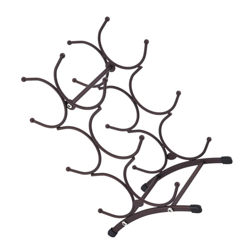 Zerodeko Whiskey Metal Wine Rack Wine Stand Decorative Wine Rack Bottle Holder Wine Display Holders Simple Style Wine Rack Counter Wine Rack Wine Storage Rack Wine Bottle Iron Storage Shelf