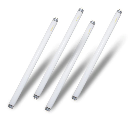 amgolibi 4 Pack 18 Inch 15 Watt UVA Black Light Bulb F15T8/BL Replacement T8 BL Fluorescent Lamps for 30W Machine 350BL 365nm Blue Light
