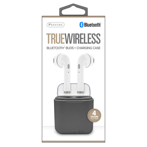 Sentry True Wireless Earbud with Charge Case - Black True Wireless Earbud with Charge Case - Black