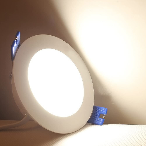 SDUYTDG 2.5-7.5 Inch LED Recessed Lighting 3000K/4000K/6000K Selectable LED Can Light Slim Panel Ceiling Downlight 4-22W Downlight Canless Wafer Light