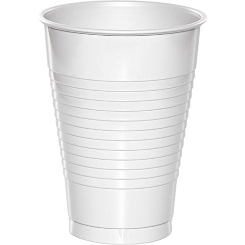 Creative Converting PREMIUM PLASTIC CUPS 12 OZ, 12oz, White