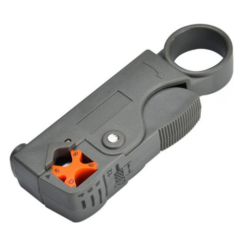 Coaxial Cable Stripper Network Wire Rotary Peeling Decrustation Pliers Manual Wire Stripping Tool Use for Cable Peeling Wire Decrustation