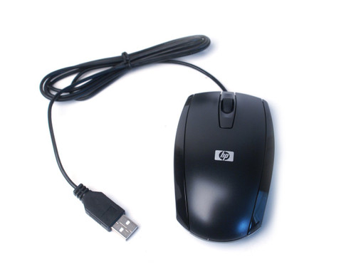 Genuine Black HP USB Wired Optical Mouse With Scroll Wheel, Compatible HP Part/Model Numbers 505062-001 PSA1044016286 MODGUO Rev B