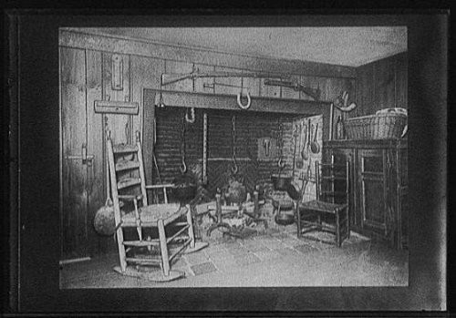 HistoricalFindings Photo: Colonial-Style Interior,Fireplace,Rocking Chair,Detroit Publishing Company,1910 HistoricalFindings Photo: Colonial-Style Interior,Fireplace,Rocking Chair,Detroit Publishing Company,1910