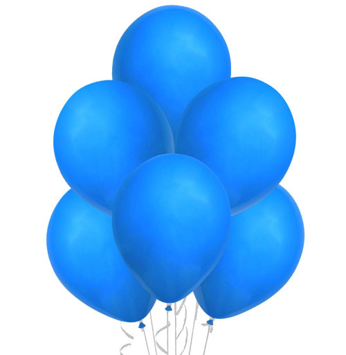 PMU 11 Inch Round Periwinkle Latex Balloon Pkg/50