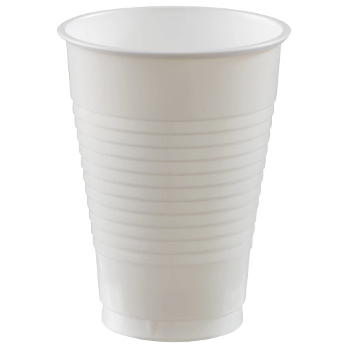 Amscan Forsty White Plastic Cups, 20ct., 12 oz