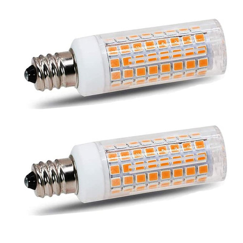 KYTSDS E12 LED Candelabra Light Bulbs 8W C7,Replace E12 75W 100Watt Halogen Equivalent,Warm White 3000k T6 110V 120V Small Base E12 LED Bulbs for Ceiling Fan Chandelier Lighting,650lm(2Pack) KYTSDS E12 LED Candelabra Light Bulbs 8W C7,Replace E12 75W 100Watt Halogen Equivalent,Warm White 3000k T6 110V 120V Small Base E12 LED Bulbs for Ceiling Fan Chandelier Lighting,650lm(2Pack)