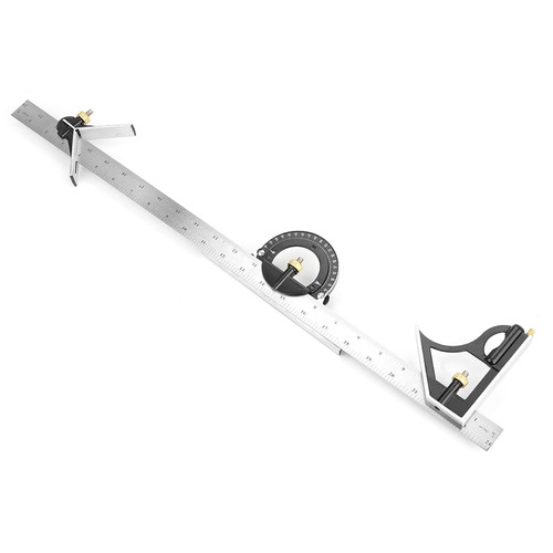 Combination Square Combination Square T Square 600mm Metal Adjustable Combination Square Right Angle Ruler Engineer Measuring Tool With Square Head
