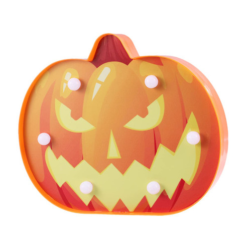 Holibanna Pumpkin Night Light Lantern Night Light Portable Night Light Pumpkins Decor Jack-o'-Lantern Pumpkin Light Pumpkin Adornment Yellow Plastic Modeling Light Halloween Embellishments