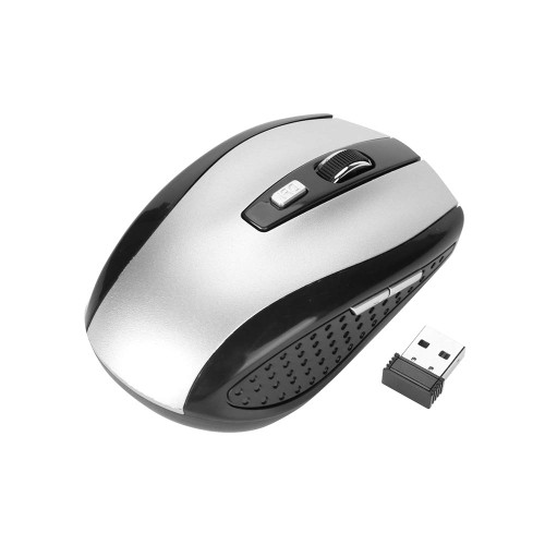 YWBL-WH Portble Optical Cordless Mouse 6D 2.4GHz Wireless Optical Cordless Mouse with USB Receiver for PC Laptop Computer