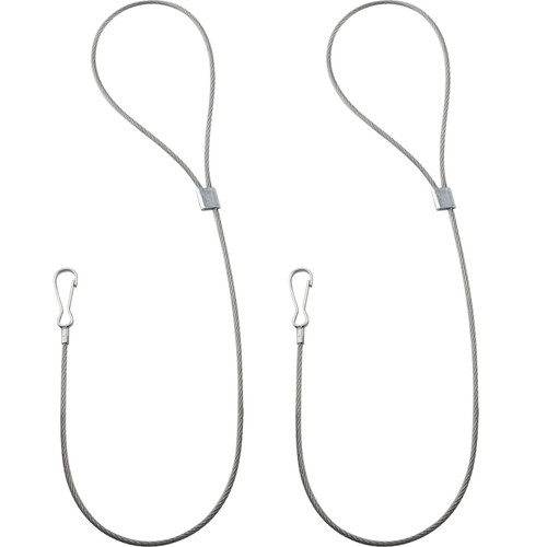 DGBRSM 2pcs Stainless Steel Adjustable Gate Latch Cable Pull Gate Latch Pull Gate Latch String Fence Gate Pull Lock Latch Gate Opener for Metal Wooden Fences Garden Backyard Door, Silver