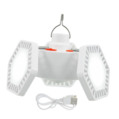 CLISPEED Solar Tent Lights Rechargeable Camping Lantern Solar Lights for Outside LED Camping Lights LED Camping Lantern Camping Lamp Night Market Light Campfire Flashlight Bulb White Abs