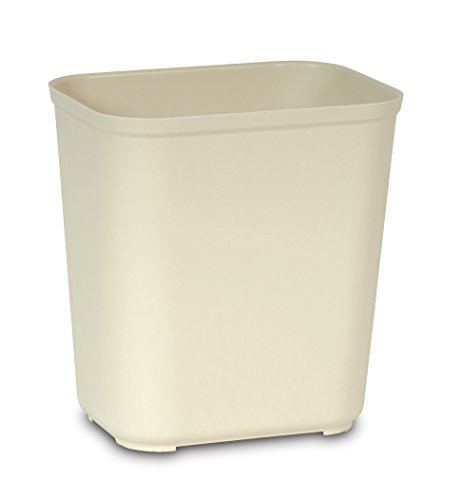 Rubbermaid Commercial Products FG254300BEIG Wastebasket, 28 quart, UL