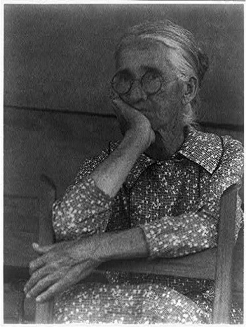 HistoricalFindings Photo: Unidentified Woman Leaning on Back of Chair,c1930,Doris Ulmann,Appalachia People