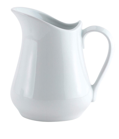 HIC Creamer Pitcher with Handle, Fine White Porcelain, 16-Ounces HIC Creamer Pitcher with Handle, Fine White Porcelain, 16-Ounces