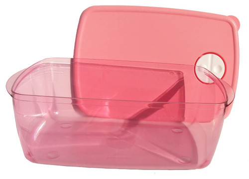 Tupperware Rock N Serve Large Rectangle Microwave Dish in Pink