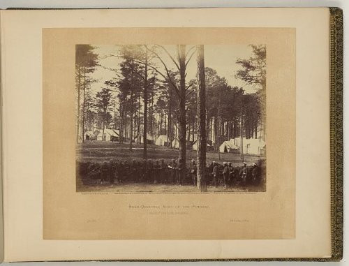 HistoricalFindings Photo: Head-Quarters,Army,Potomac,Brandy Station,VA,c1866