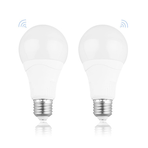 LED Motion Sensor Light Bulb - 2 Pack, A21 15W(100W Equivalent), Outdoor Sensor Light Bulbs, 1500LM E26, Automatic On/Off, Dusk to Dawn Light Bulb for Garage, Porch, Driveway, Patio, Daylight 5000k LED Motion Sensor Light Bulb - 2 Pack, A21 15W(100W Equivalent), Outdoor Sensor Light Bulbs, 1500LM E26, Automatic On/Off, Dusk to Dawn Light Bulb for Garage, Porch, Driveway, Patio, Daylight 5000k