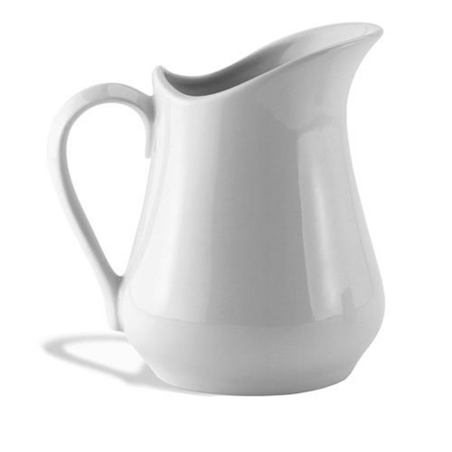 HIC Kitchen HIC Creamer Pitcher with Handle, Fine White Porcelain, 4-Ounces HIC Kitchen HIC Creamer Pitcher with Handle, Fine White Porcelain, 4-Ounces