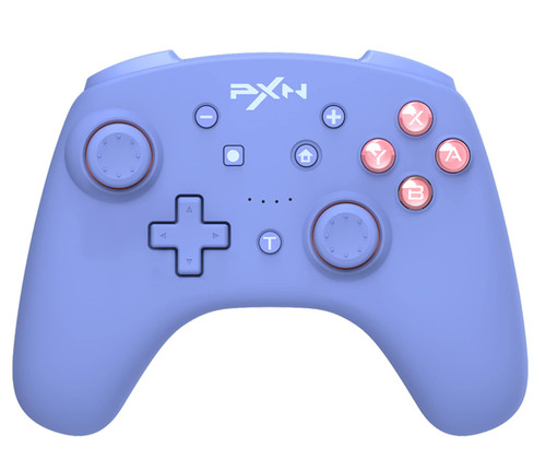 PXN 9607X Wireless Switch Controller,Pro Controller Gamepad Joystick Support NFC/Amibo/Turbo Screenshot Gyrox Axis and Dual Vibratio,Switch for N-Switch/Lite/OLED (blue)